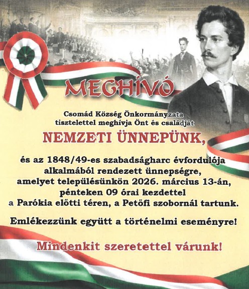 Március 15-i meghívó