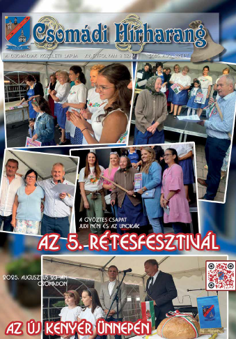 Csomádi Hírharang 2025. Augusztus-Szeptember