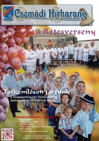 Csomádi Hírharang 2026. Szeptember