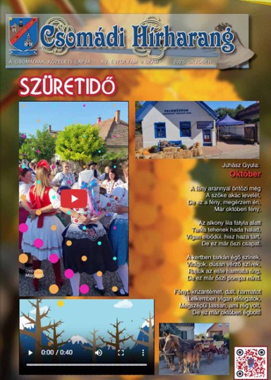 Csomádi Hírharang 2025. Október Csomádi Hírharang 2025. Október