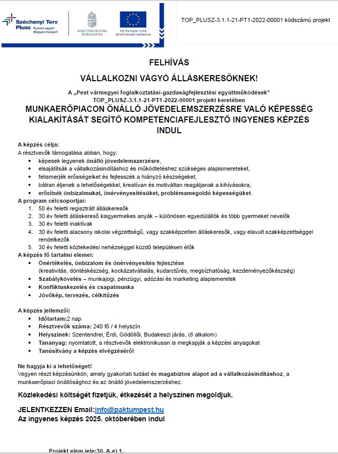 6.FELHÍVÁS önálló jövedelemszerzés